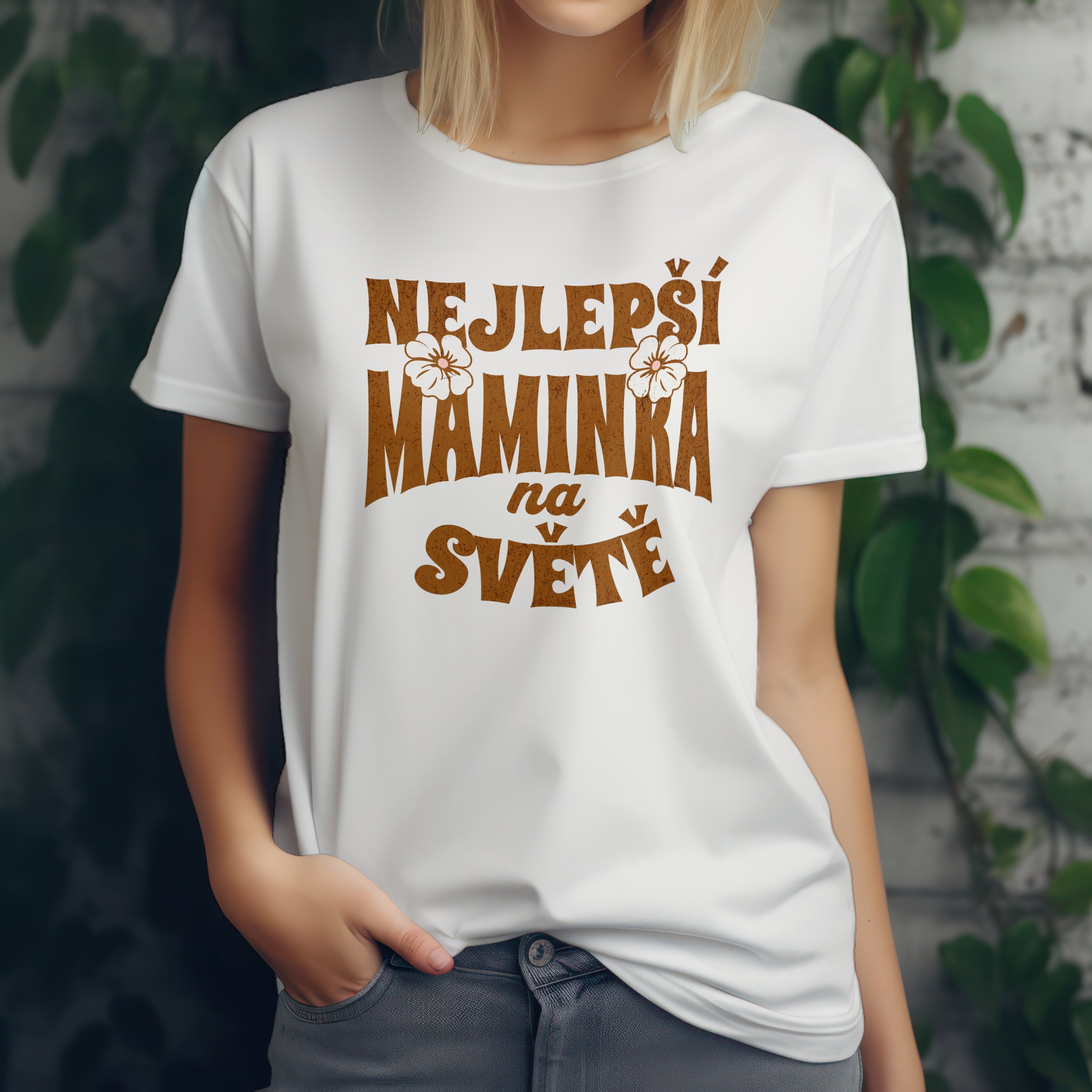 Dámské tričko s motivem nejlepší maminka