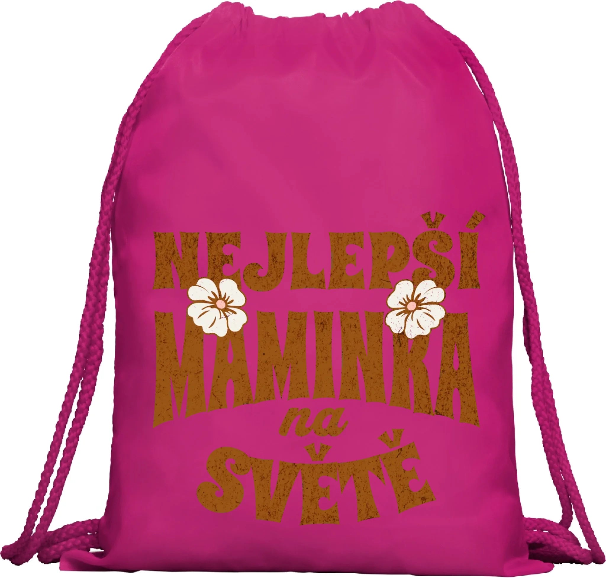 BATOH nebo TAŠKA s motivem NEJ MÁMA (výběr z 20+ potisků) Multifunkční batoh KAGU růže 35x45 cm