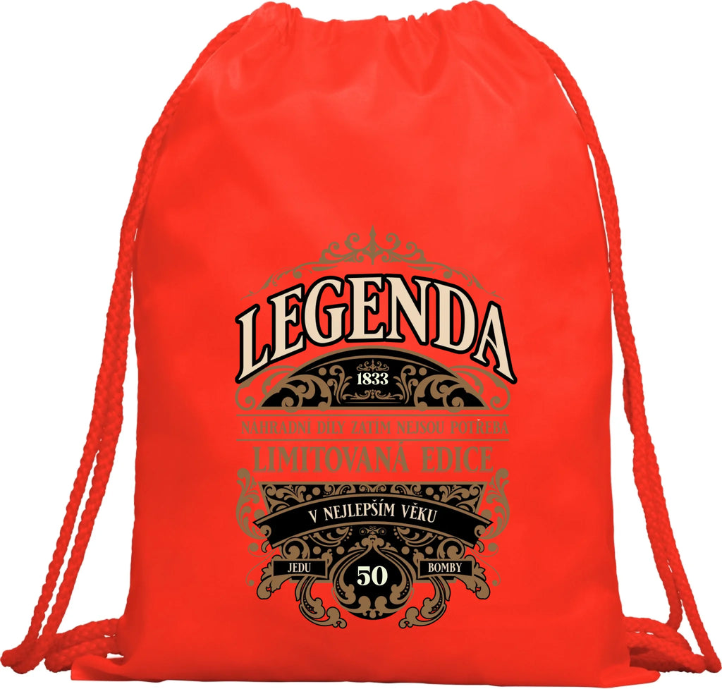 BATOH nebo TAŠKA s motivem NAROZENINY LEGENDA