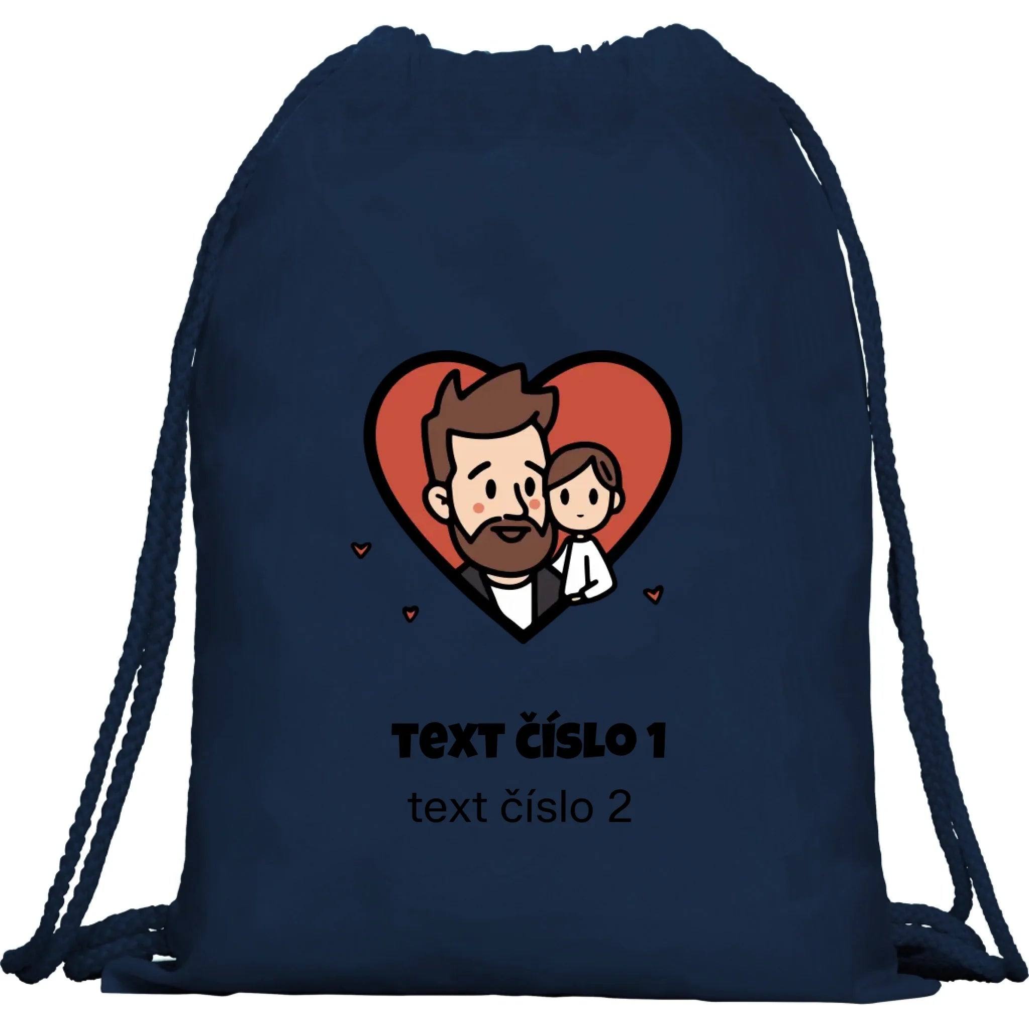 BATOH nebo TAŠKA s motivem NEJ TÁTA (výběr z 10+ obrázků, možnost doplnit vlastní texty)