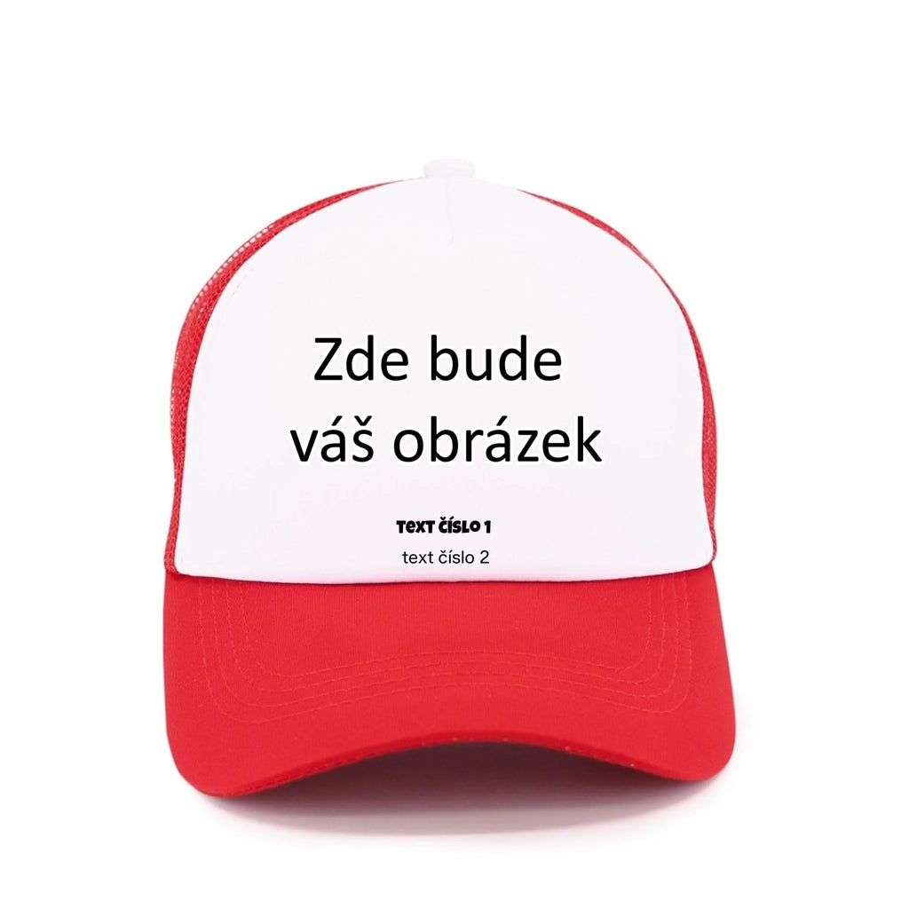KŠILTOVKA TRUCKER s vaším motivem/fotkou