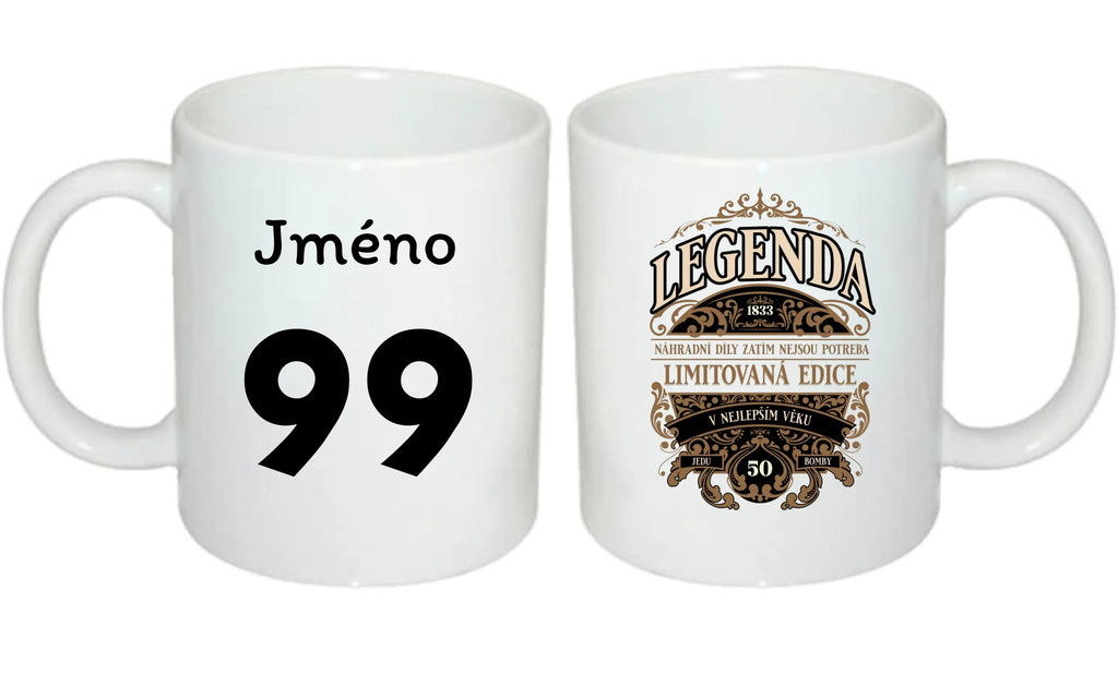 HRNÍČEK s motivem NAROZENINY LEGENDA