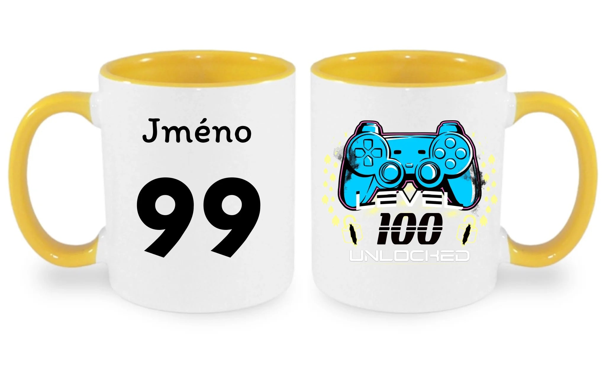 narozeniny LEVEL UNLOCKED hrníček