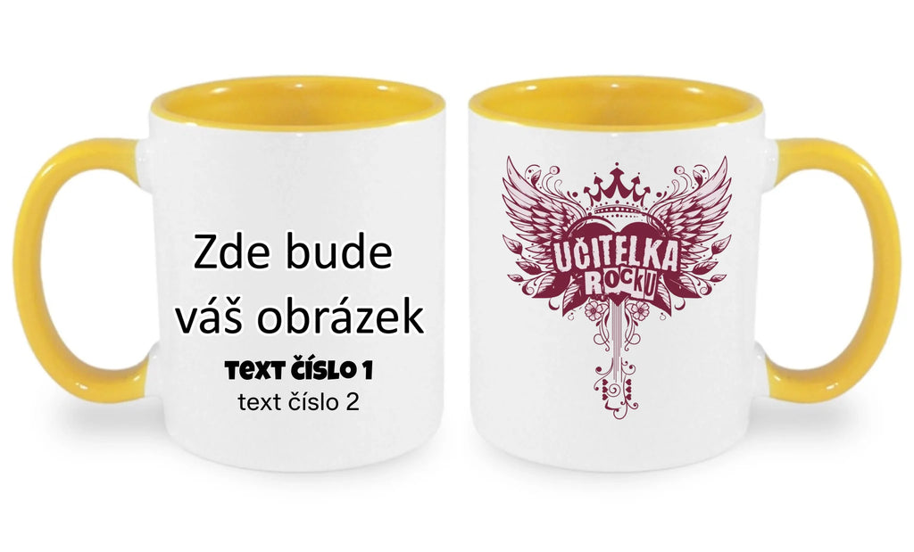 HRNÍČEK s motivem UČITELKA (výběr z 17+ potisků)