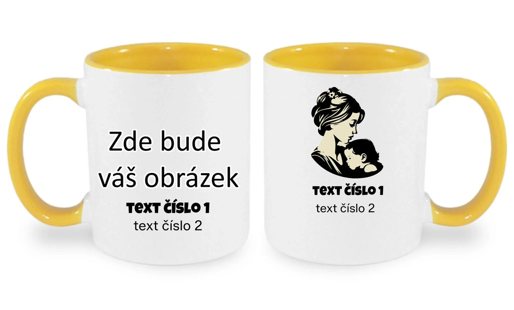 HRNÍČEK s motivem NEJ MÁMA (výběr z 10+ obrázků, možnost doplnit vlastní texty)
