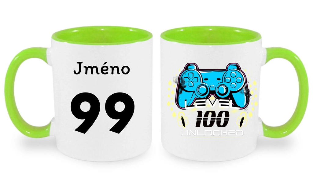 narozeniny LEVEL UNLOCKED hrníček