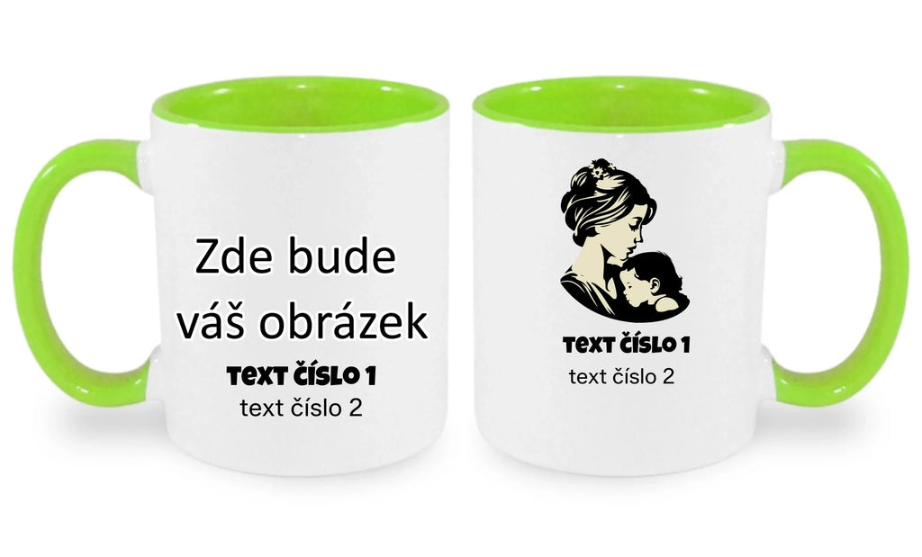 HRNÍČEK s motivem NEJ MÁMA (výběr z 10+ obrázků, možnost doplnit vlastní texty)