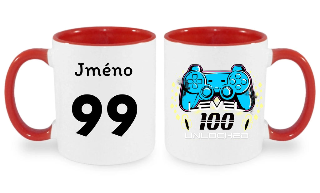 narozeniny LEVEL UNLOCKED hrníček