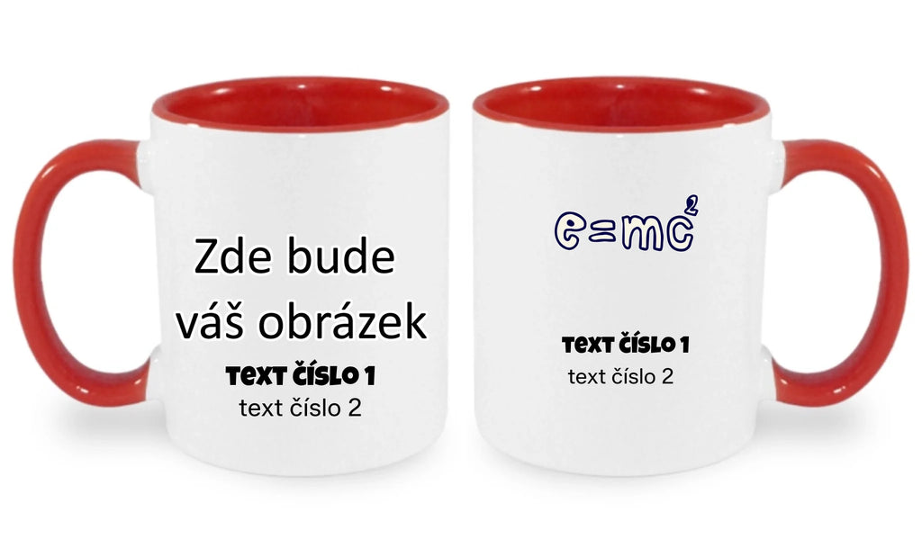 HRNÍČEK s motivem UČITEL (výběr z 10+ obrázků, možnost doplnit vlastní texty)