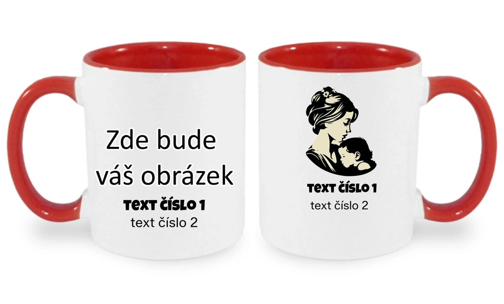 HRNÍČEK s motivem NEJ MÁMA (výběr z 10+ obrázků, možnost doplnit vlastní texty)