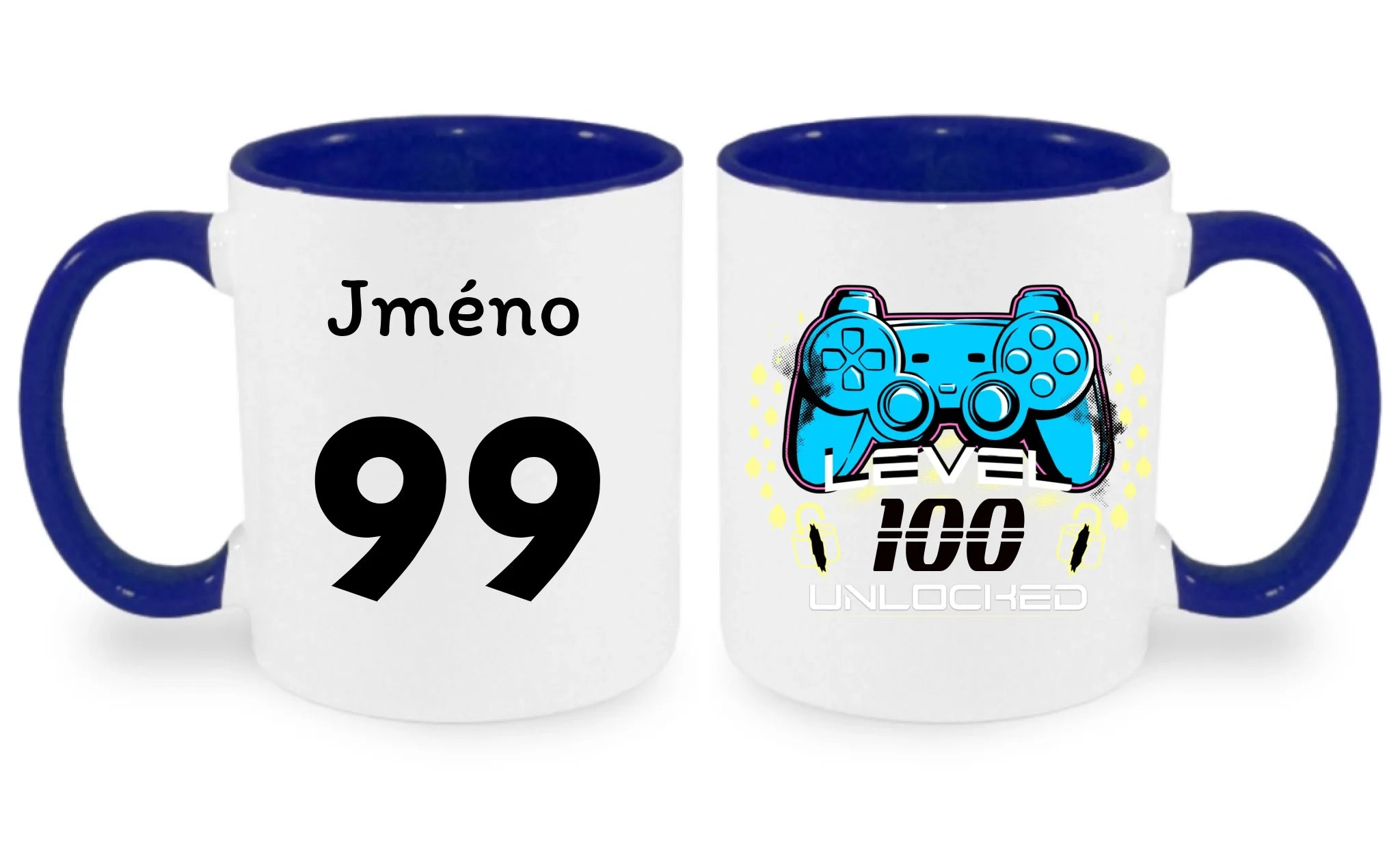 narozeniny LEVEL UNLOCKED hrníček