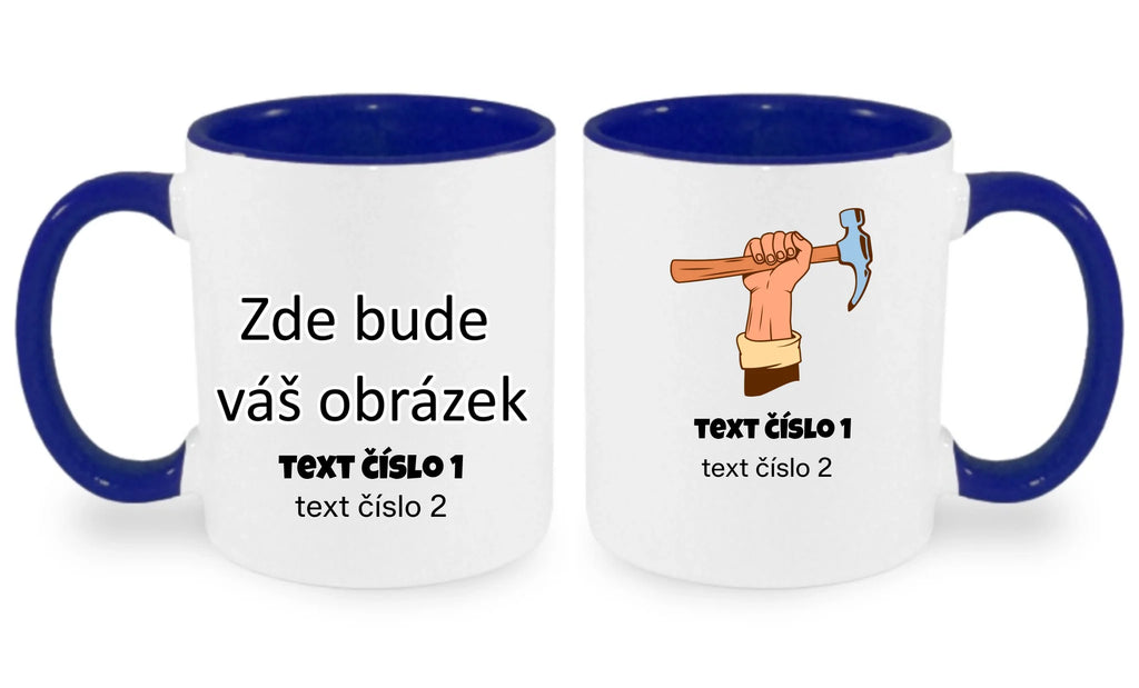 HRNÍČEK s motivem PRÁCE (výběr z 10+ potisků a možnost doplnit vlastní texty)