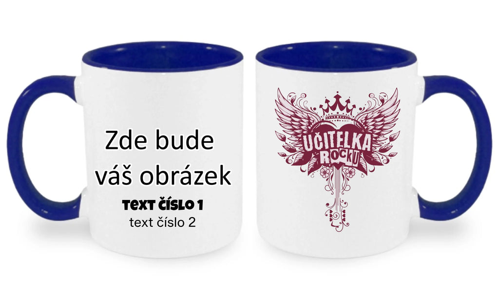 HRNÍČEK s motivem UČITELKA (výběr z 17+ potisků)