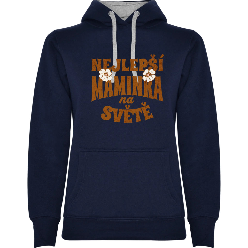 DÁMSKÁ MIKINA S KAPUCÍ s motivem NEJ MÁMA (výběr z 20+ potisků)