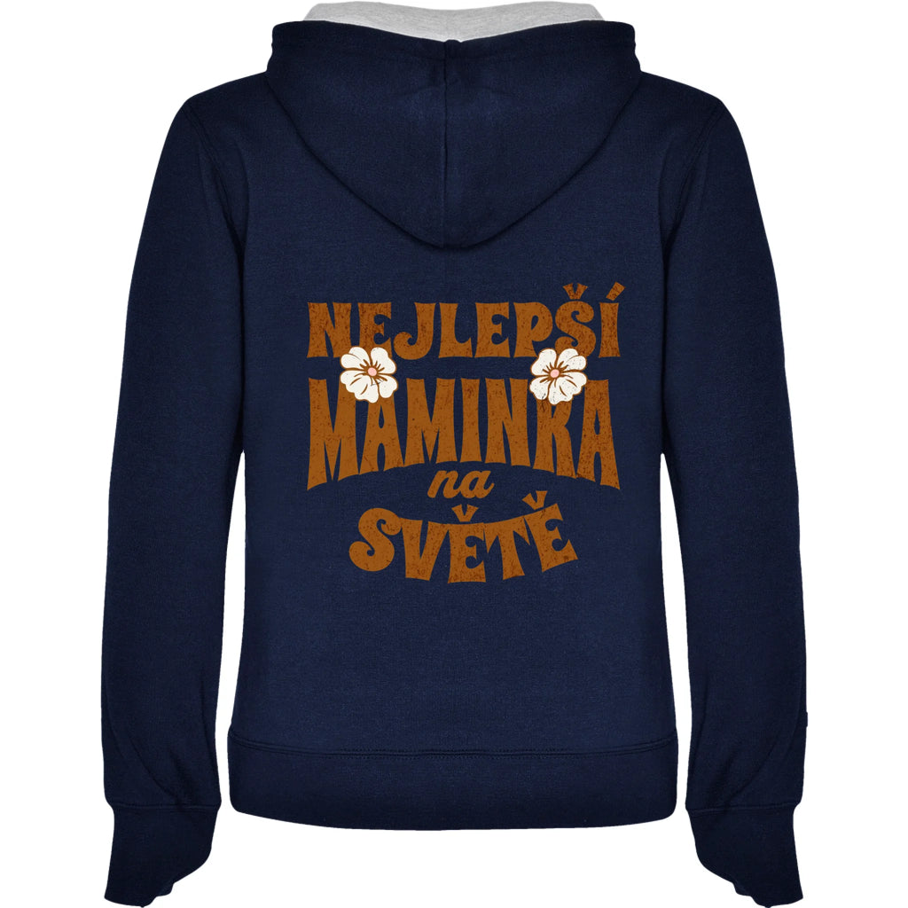 DÁMSKÁ MIKINA S KAPUCÍ s motivem NEJ MÁMA (výběr z 20+ potisků)