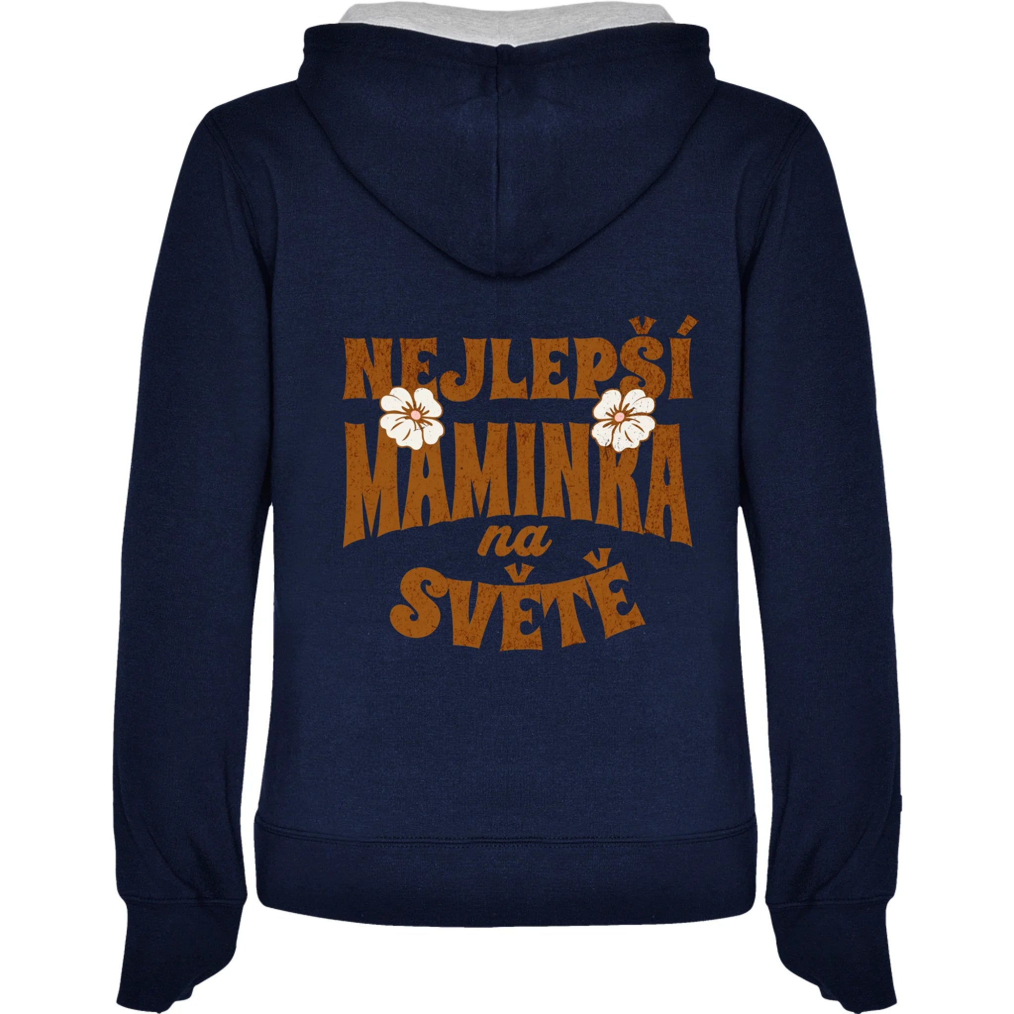 DÁMSKÁ MIKINA S KAPUCÍ s motivem NEJ MÁMA (výběr z 20+ potisků)