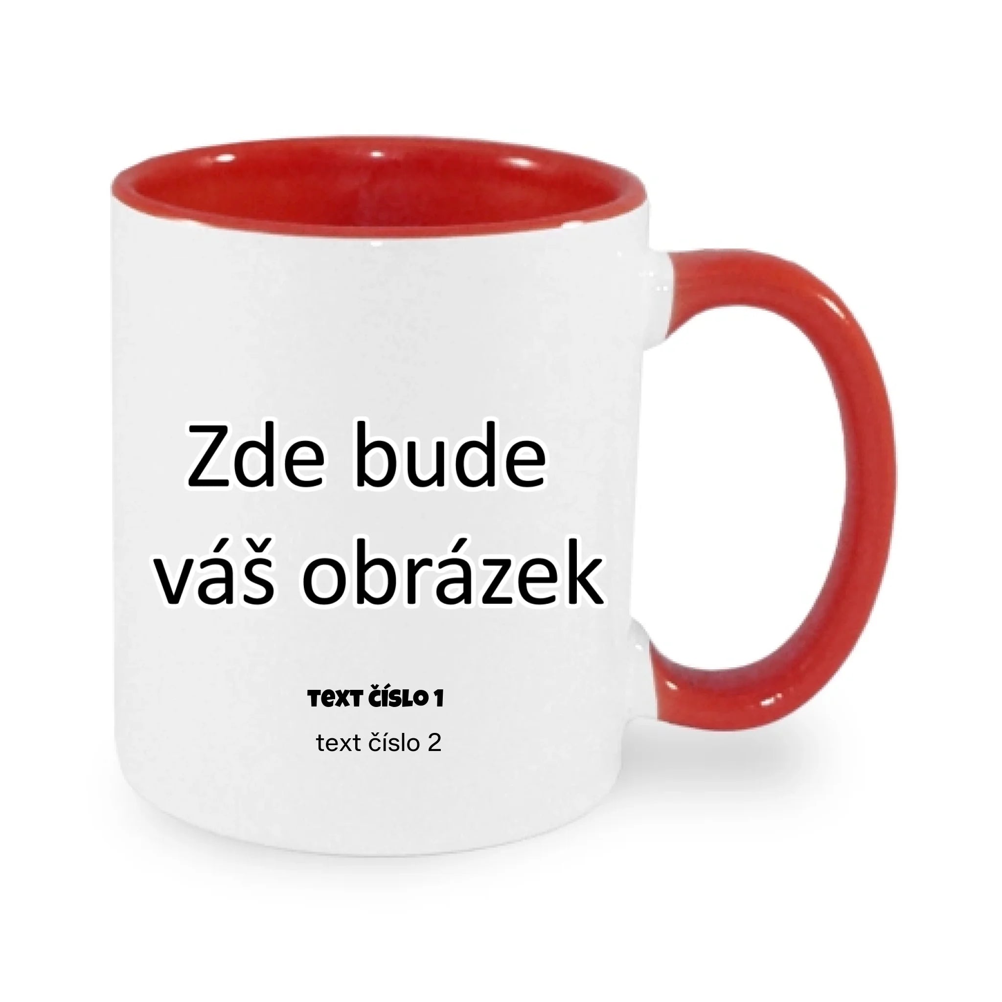 HRNÍČEK BÍLÝ s vaším motivem/fotkou