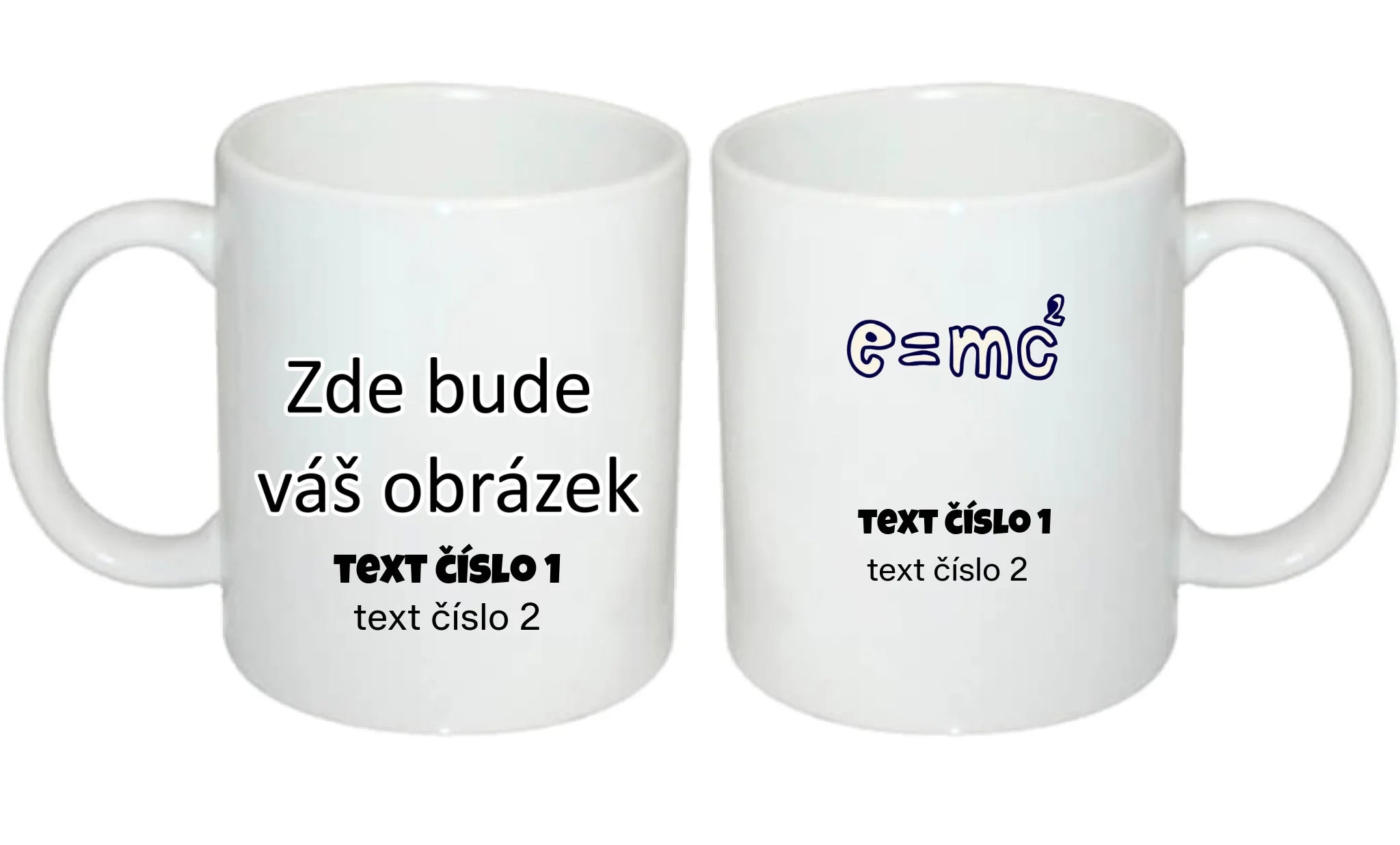 HRNÍČEK s motivem UČITEL (výběr z 10+ obrázků, možnost doplnit vlastní texty) oboustranný potisk hrníček Bílý 330 ml
