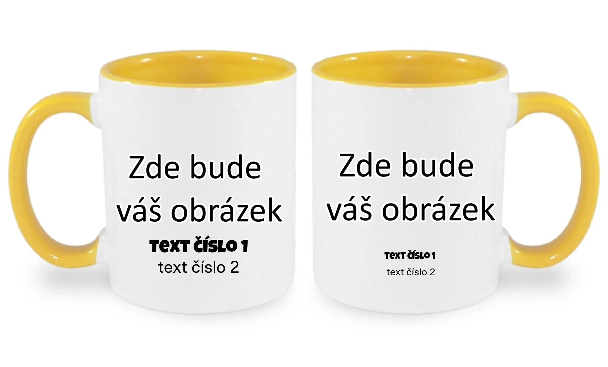 HRNÍČEK BÍLÝ s vaším motivem/fotkou