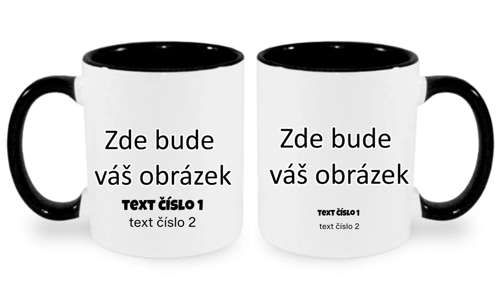 HRNÍČEK BÍLÝ s vaším motivem/fotkou