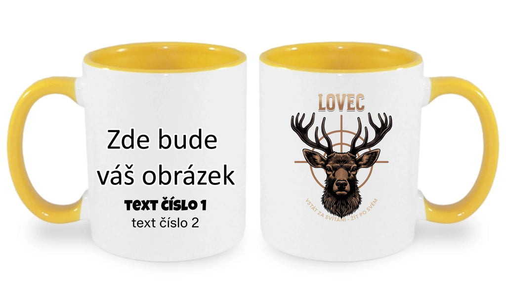 HRNÍČEK s motivem MYSLIVOST LOVEC (výběr z 5+ motivů)