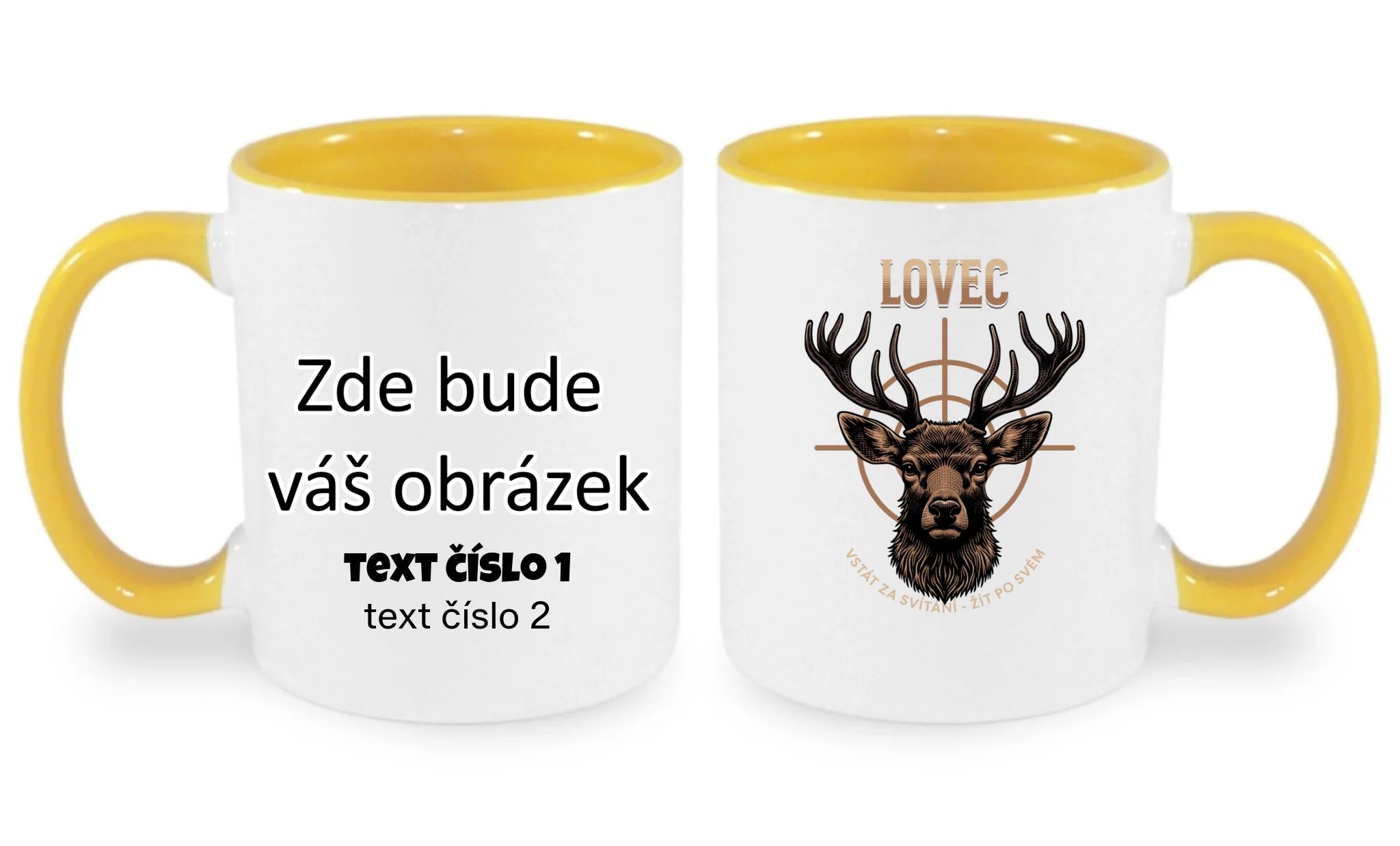HRNÍČEK s motivem MYSLIVOST LOVEC (výběr z 5+ motivů)