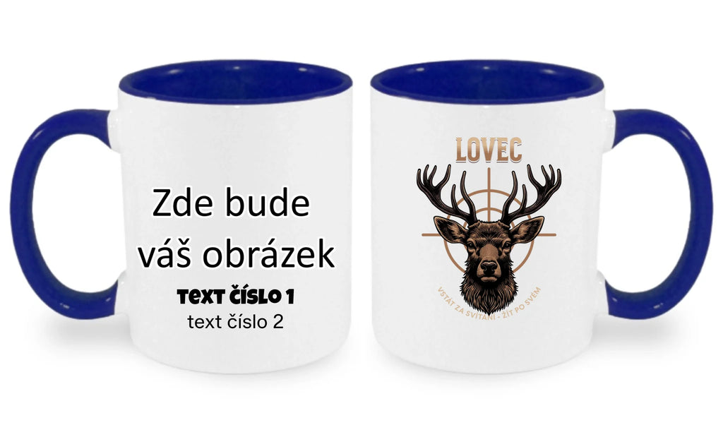HRNÍČEK s motivem MYSLIVOST LOVEC (výběr z 5+ motivů)
