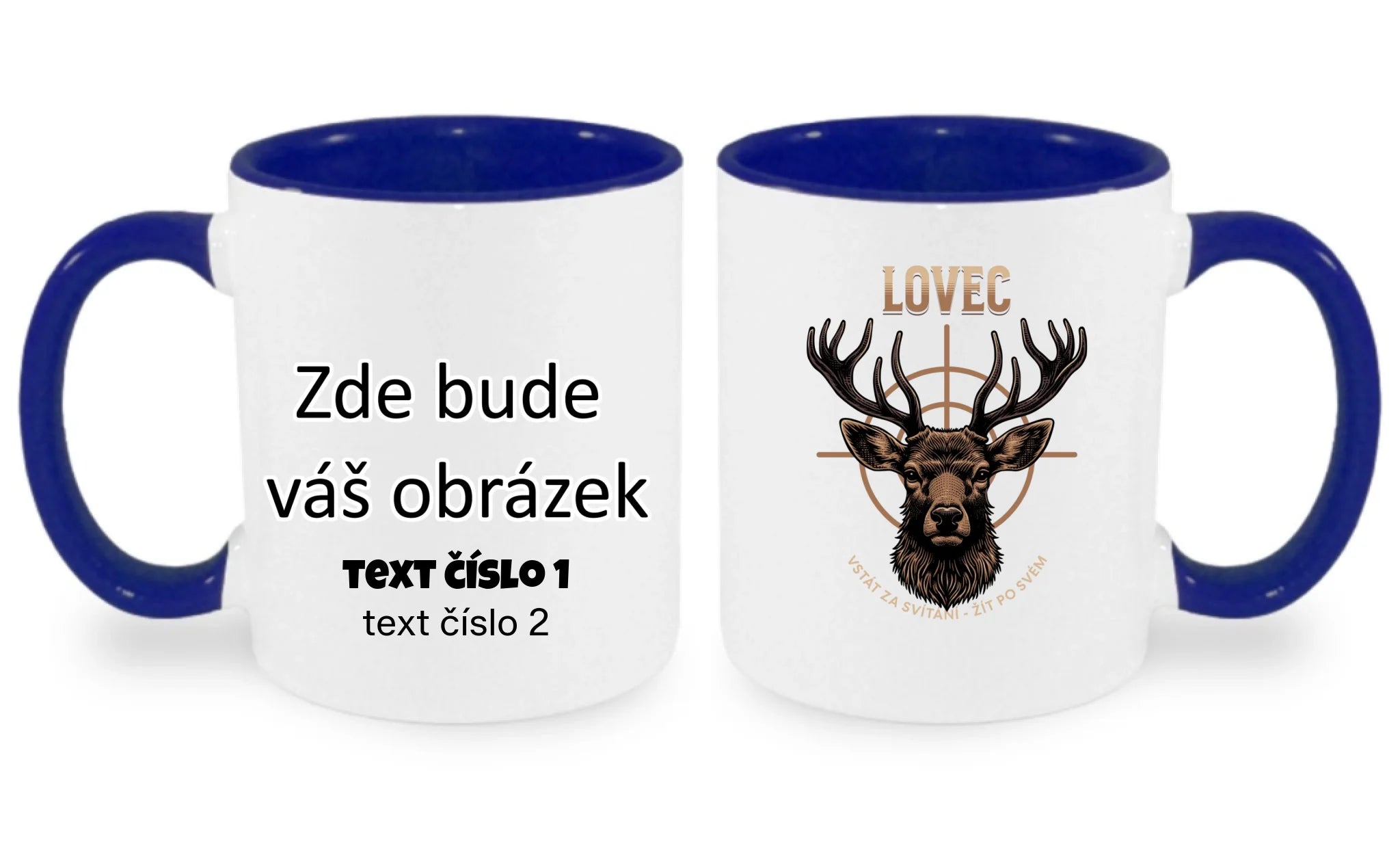 HRNÍČEK s motivem MYSLIVOST LOVEC (výběr z 5+ motivů)