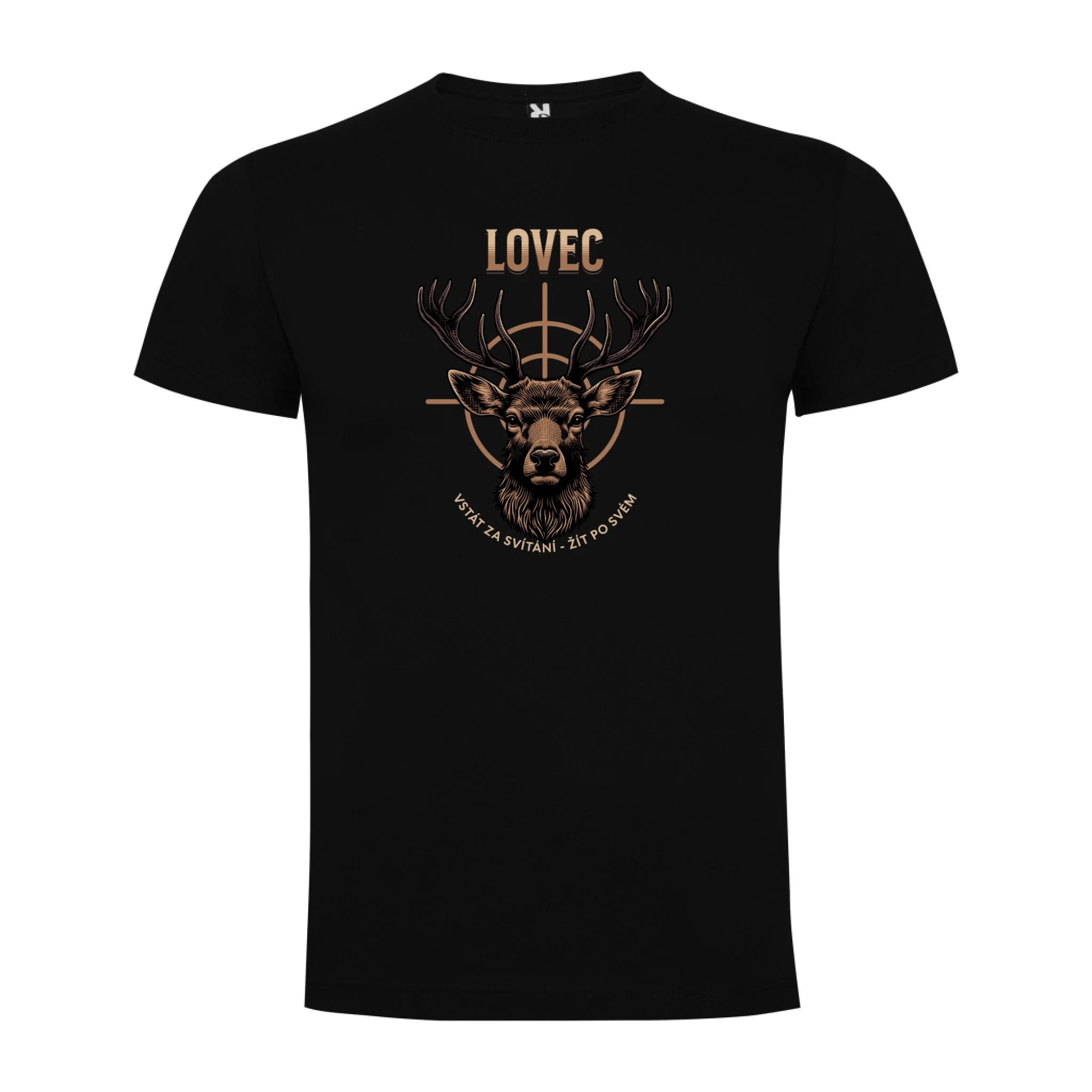 PÁNSKÉ TRIČKO s motivem MYSLIVOST LOVEC (výběr z 5+ motivů)