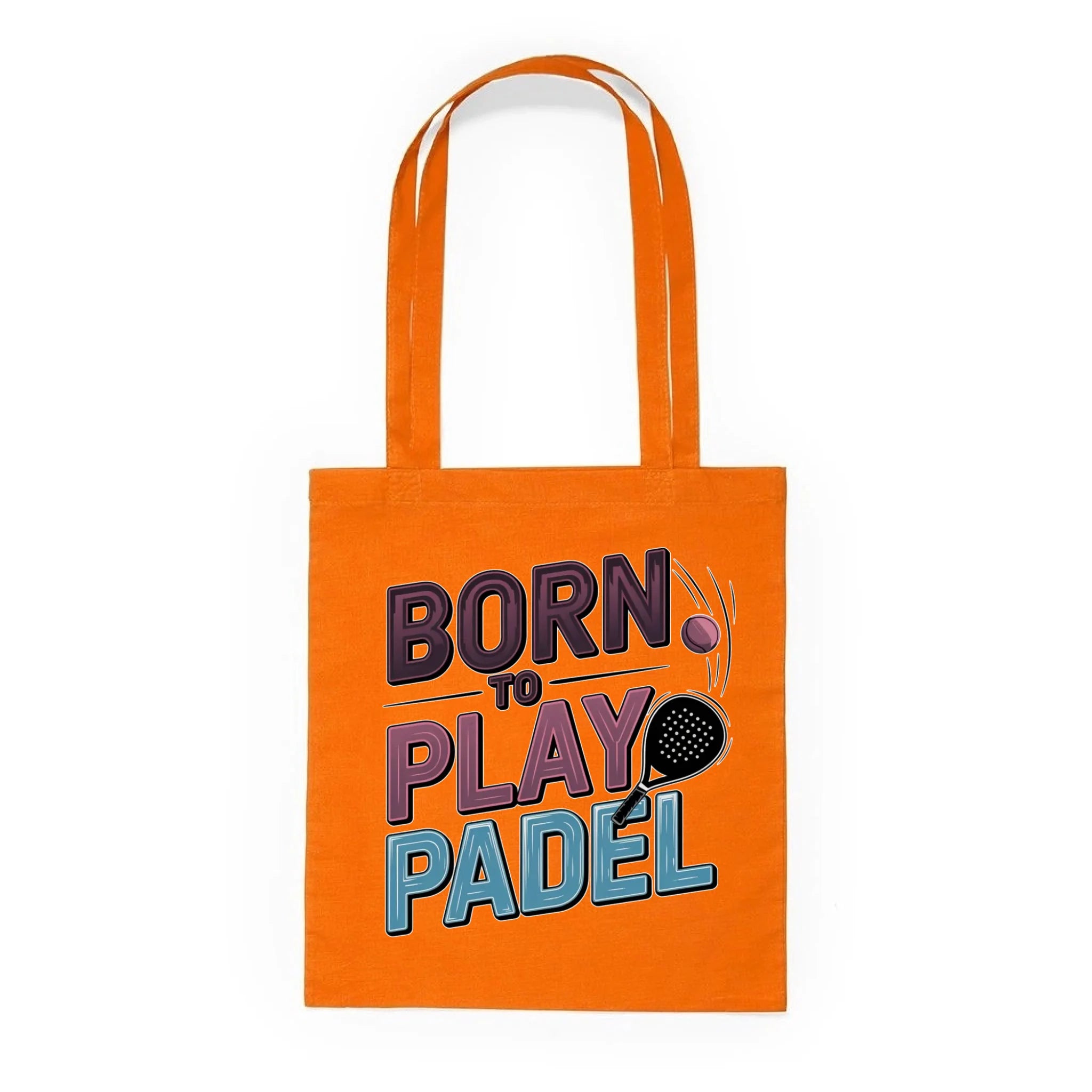 BATOH nebo TAŠKA s motivem PADEL (výběr z 18+ potisků) Plátěná taška KNOLL oranžová 36x40