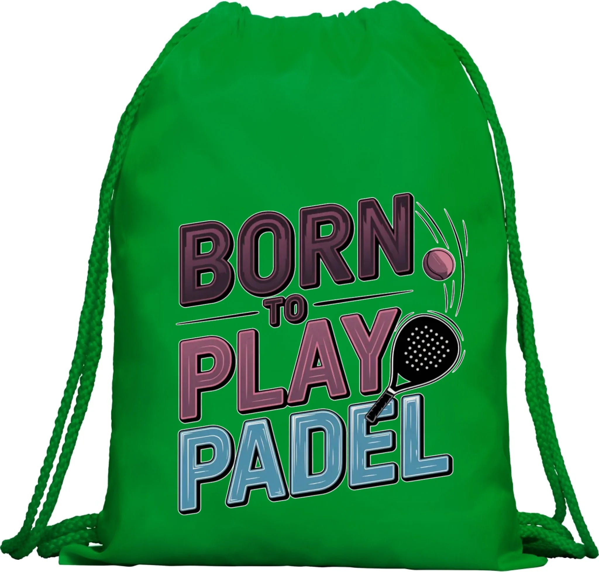 BATOH nebo TAŠKA s motivem PADEL (výběr z 18+ potisků) Multifunkční batoh KAGU zelená 35x45 cm