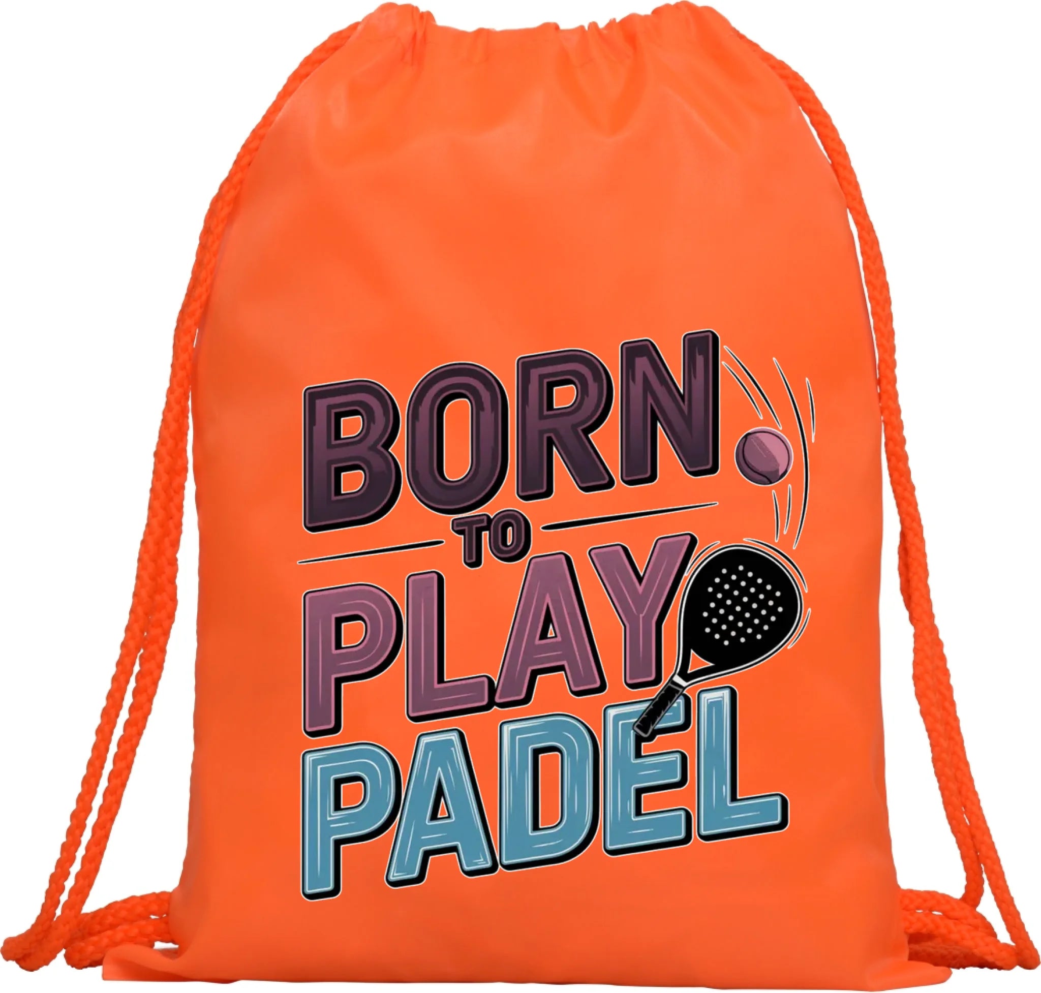 BATOH nebo TAŠKA s motivem PADEL (výběr z 18+ potisků) Multifunkční batoh KAGU oranžová 35x45 cm