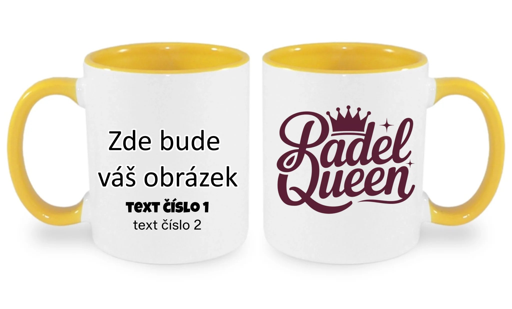 HRNÍČEK s motivem PADEL pro dámy (výběr z 10+ potisků)