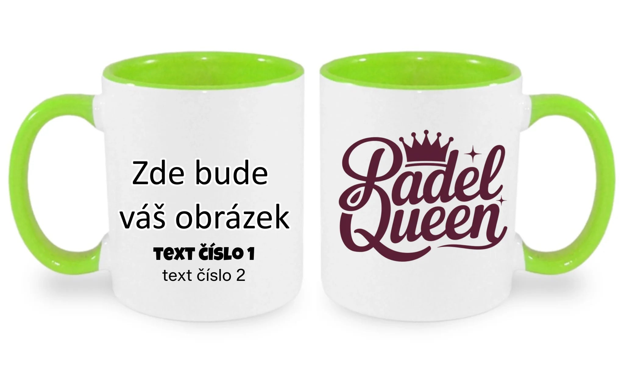 HRNÍČEK s motivem PADEL pro dámy (výběr z 10+ potisků)