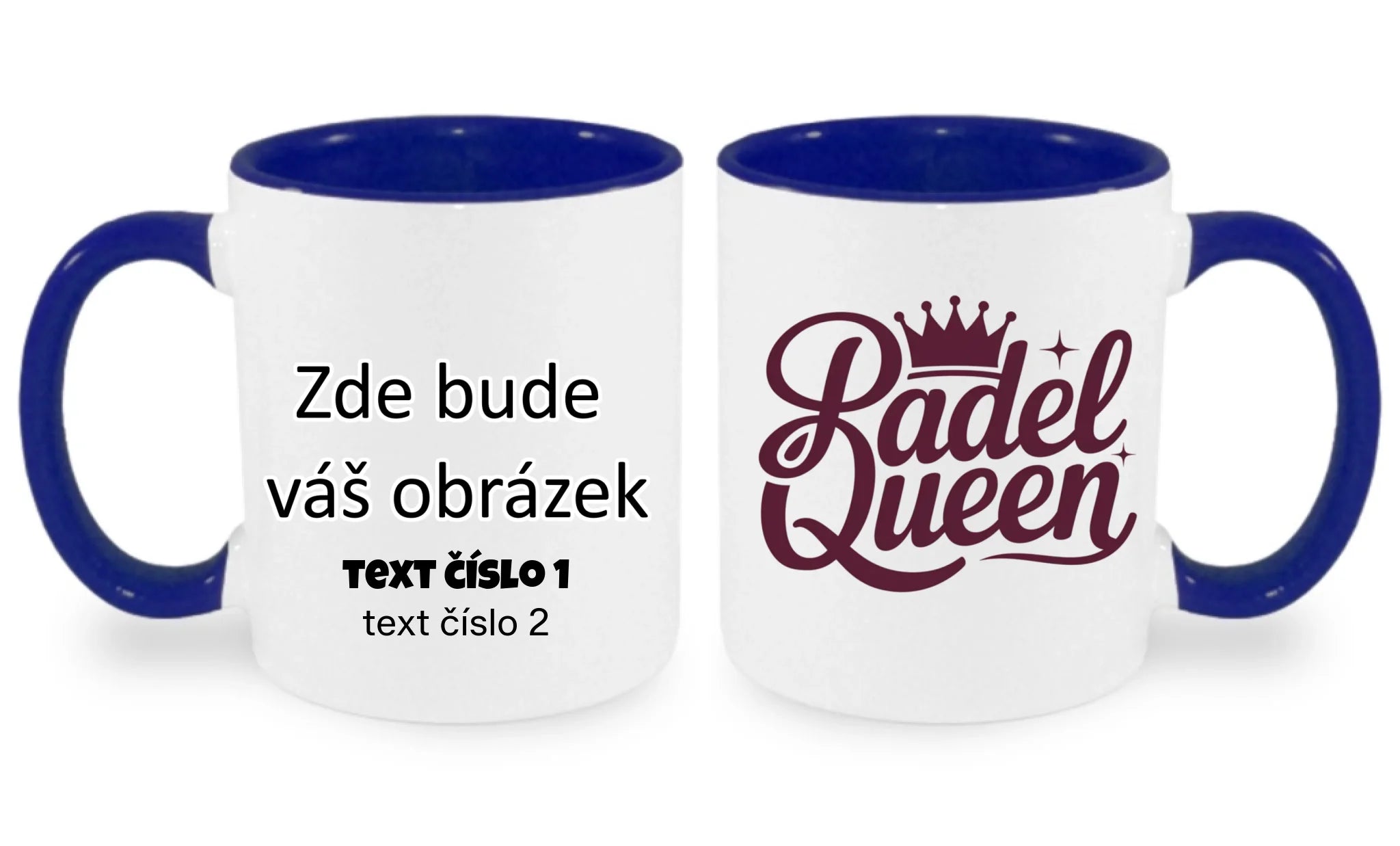 HRNÍČEK s motivem PADEL pro dámy (výběr z 10+ potisků)