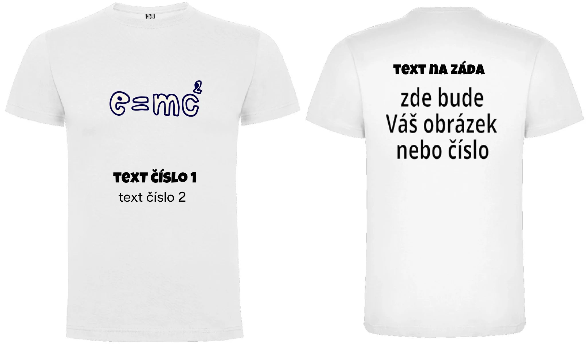 PÁNSKÉ TRIČKO s motivem UČITEL (výběr z 10+ obrázků, možnost doplnit vlastní texty)
