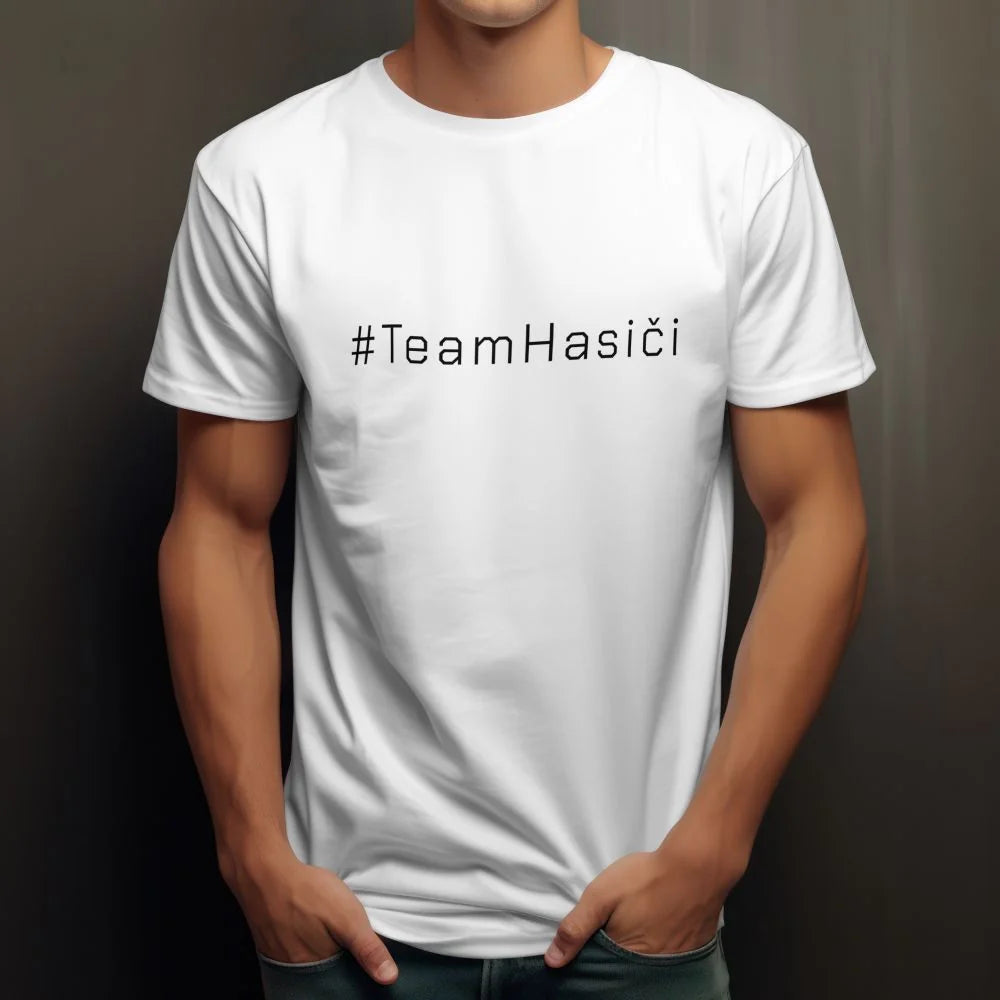 PÁNSKÉ TRIČKO TEAM HASIČI možnost dotisku jména, čísla nebo obrázku