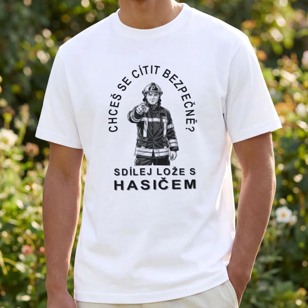PÁNSKÉ TRIČKO SDÍLEJ LOŽE S HASIČEM možnost personalizace