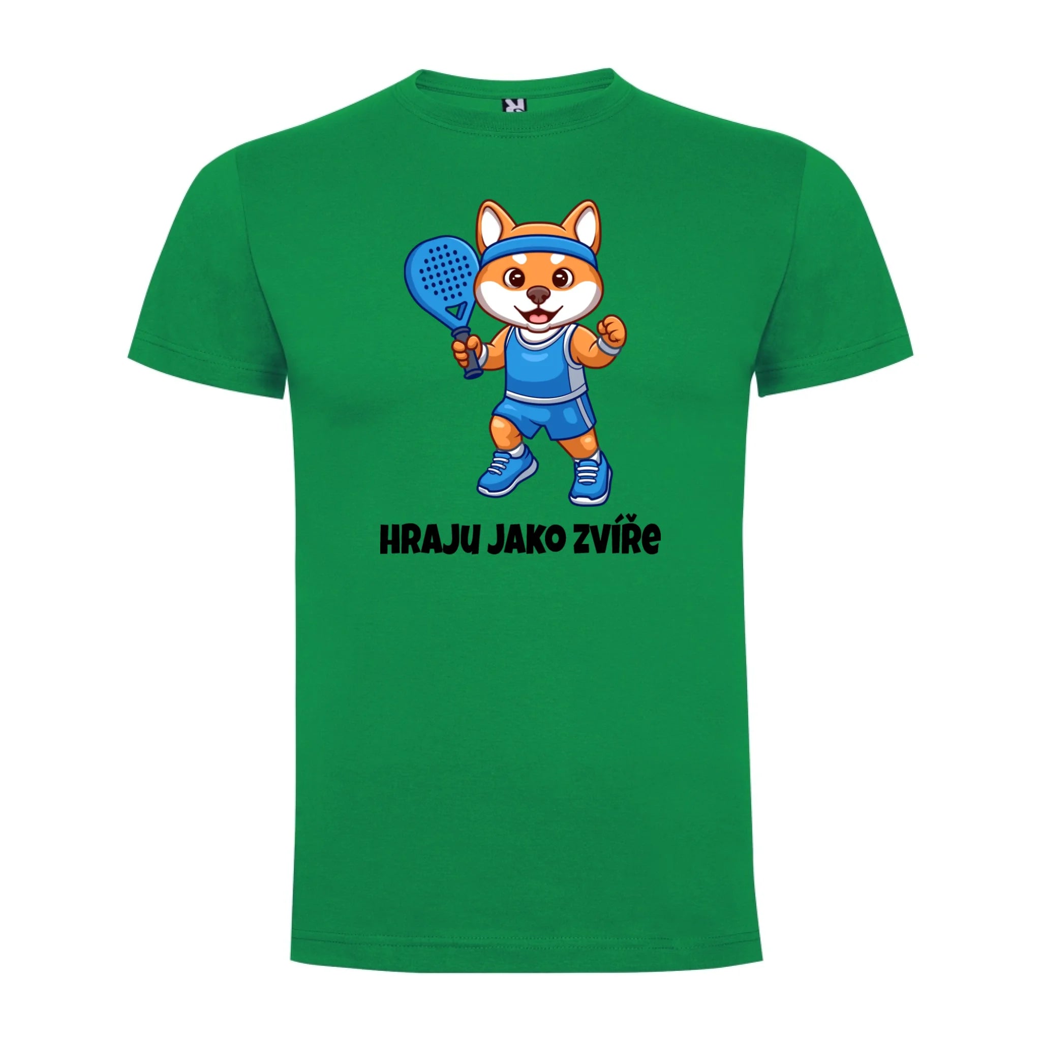 PÁNSKÉ TRIČKO PADEL HRAJU JAKO ZVÍŘE výběr ze 3 obrázků, možnost personalizace