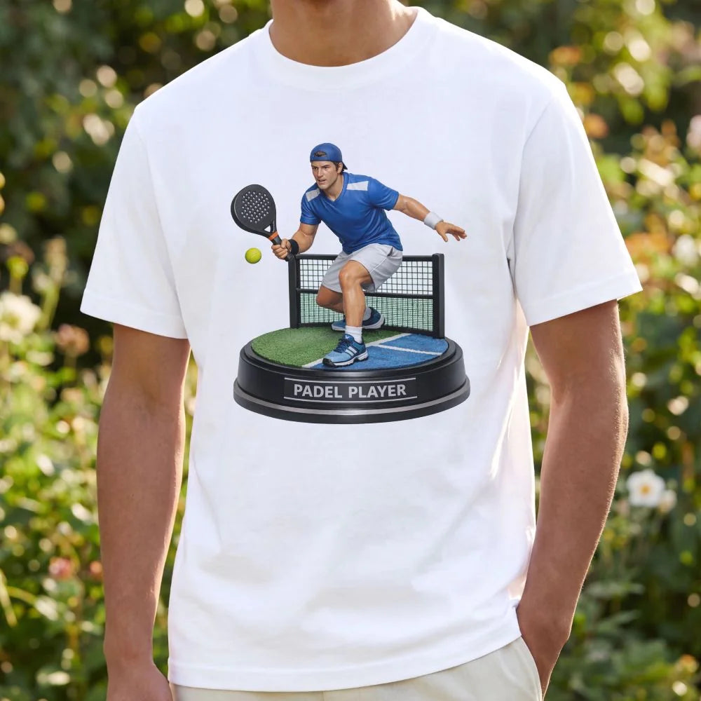 PÁNSKÉ TRIČKO PADEL s vlastní fotkou