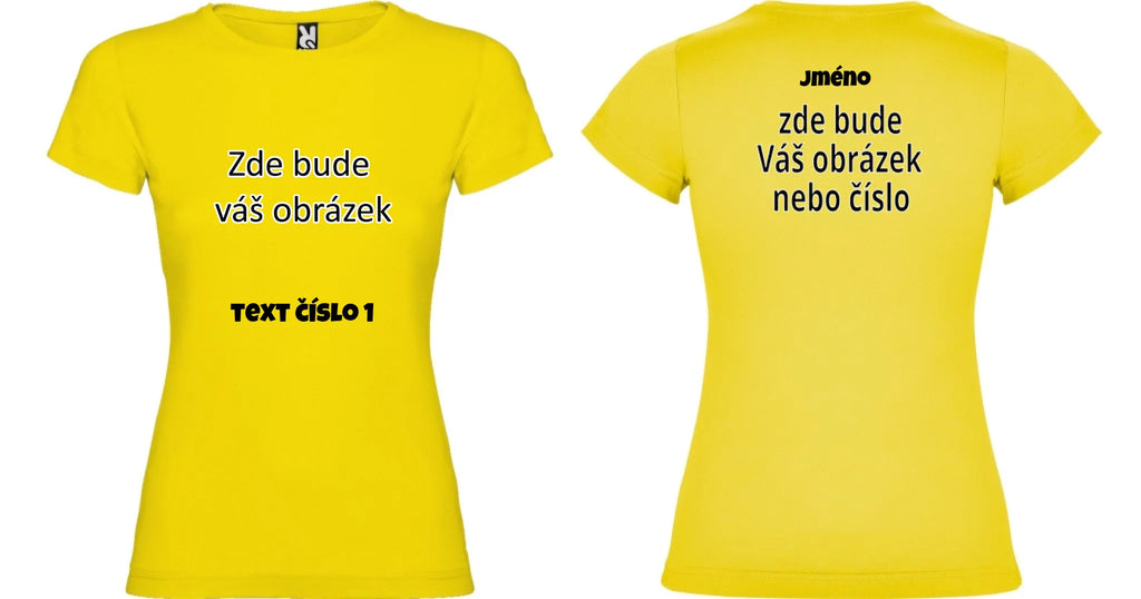 DÍVČÍ TRIČKO krátký rukáv s vaším motivem/fotkou