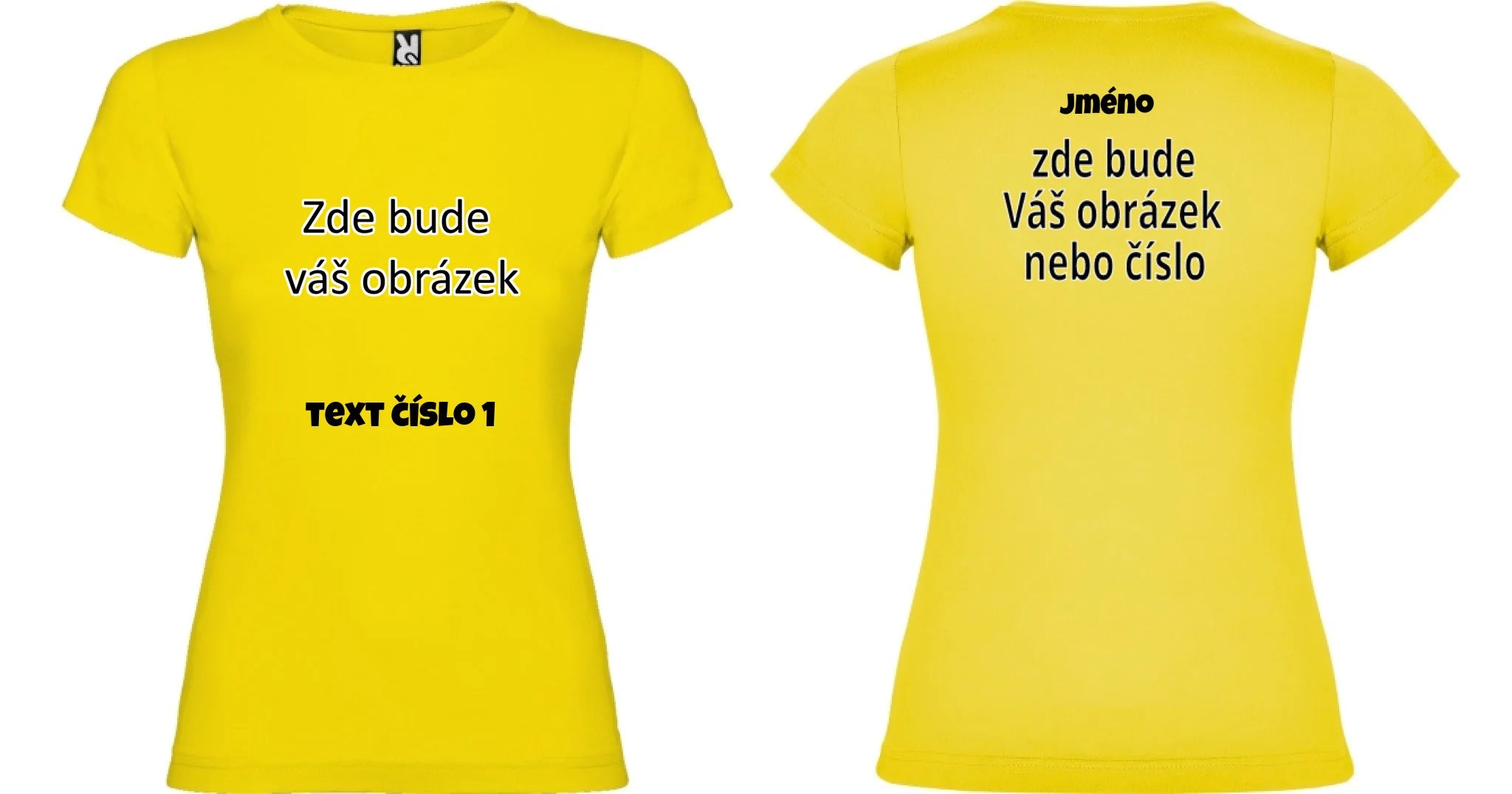 DÍVČÍ TRIČKO krátký rukáv s vaším motivem/fotkou