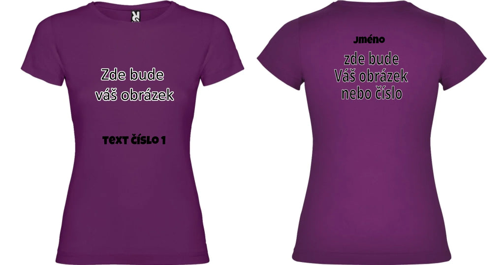 DÍVČÍ TRIČKO krátký rukáv s vaším motivem/fotkou