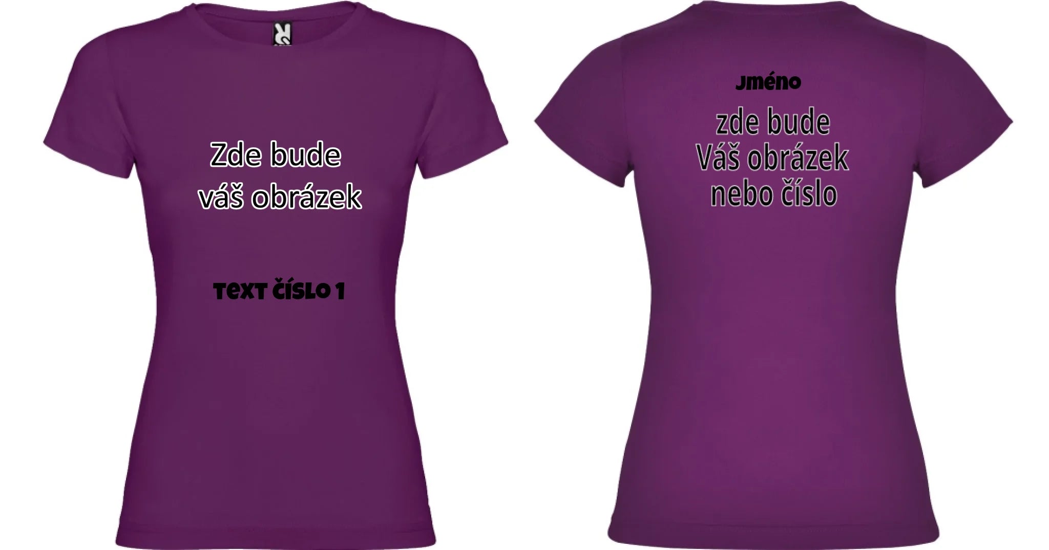 DÍVČÍ TRIČKO krátký rukáv s vaším motivem/fotkou
