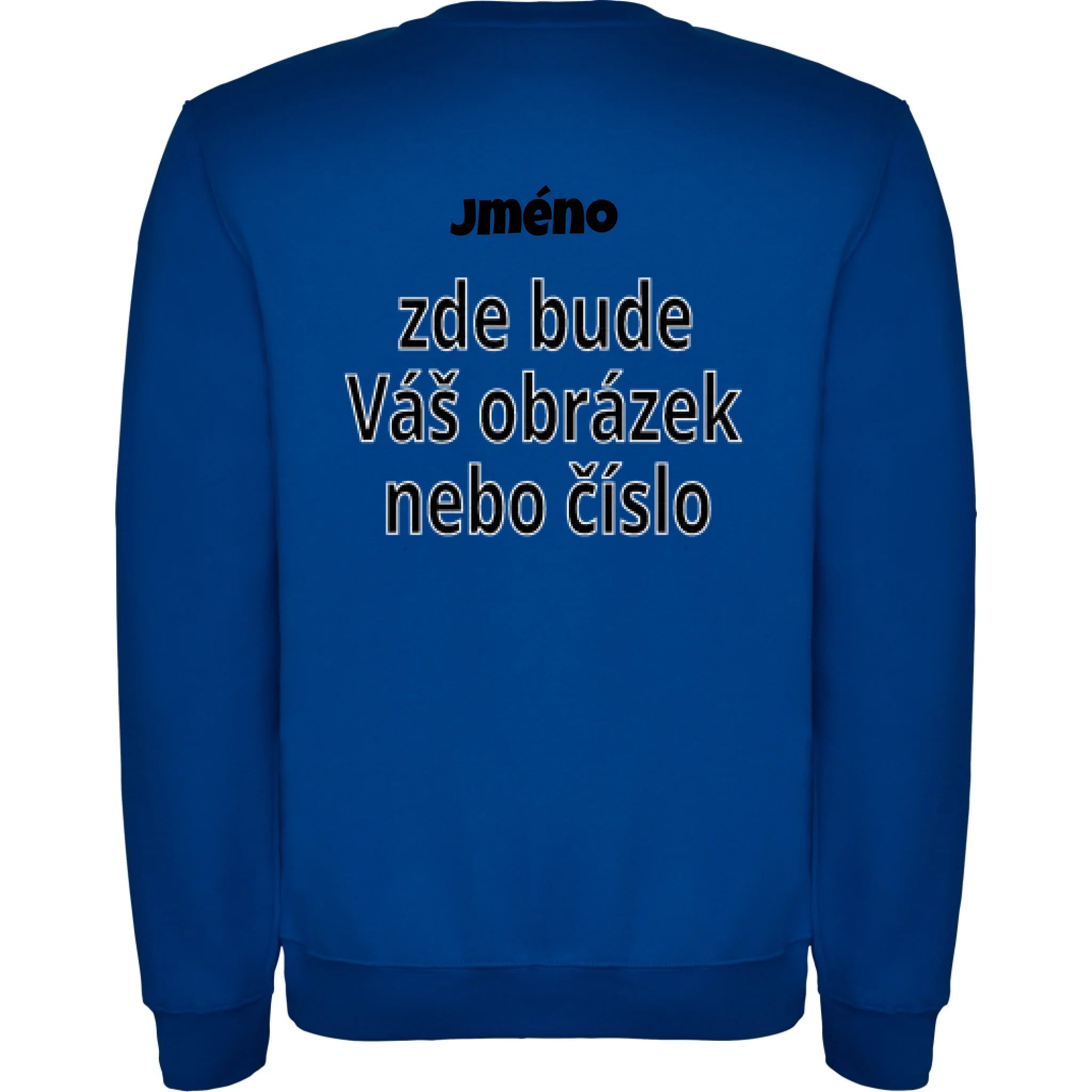 PÁNSKÁ MIKINA bez kapuce s vaším motivem/fotkou