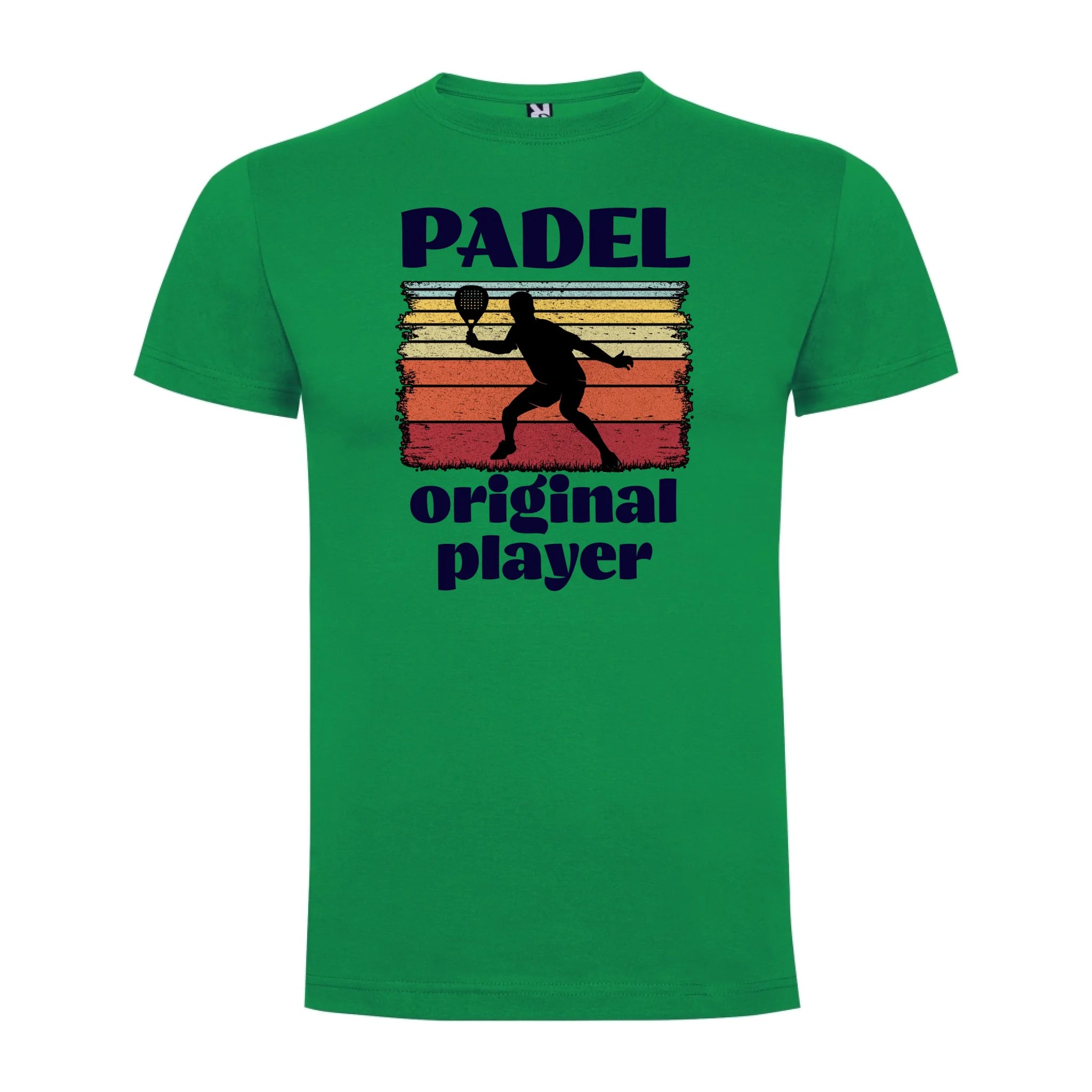 PÁNSKÉ TRIČKO PADEL ORIGINAL PLAYER s možností personalizace jen motiv dopředu Zelená