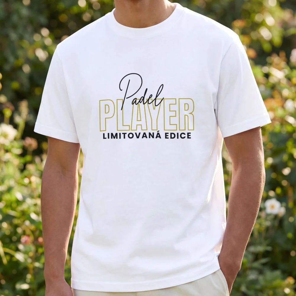 PÁNSKÉ TRIČKO PADEL PLAYER s možností personalizace