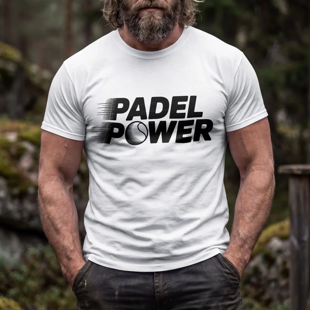 PÁNSKÉ TRIČKO PADEL POWER s možností personalizace