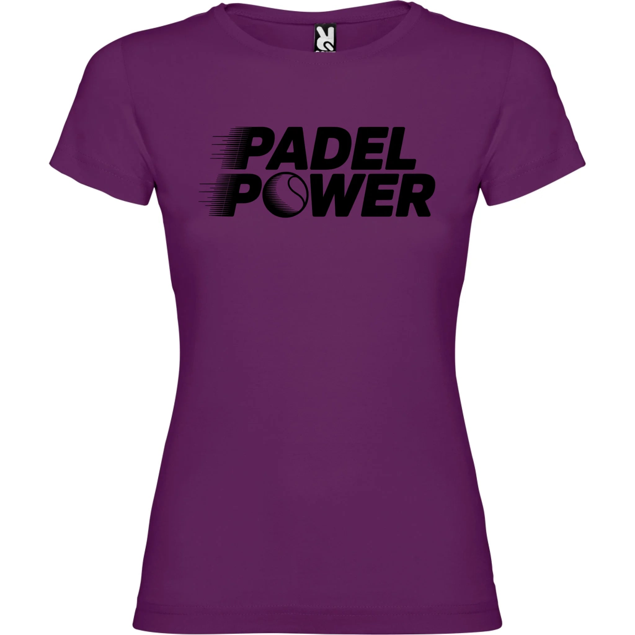 DÁMSKÉ TRIČKO PADEL POWER s možností dotisku jména, čísla, obrázku jen motiv dopředu Purpurová