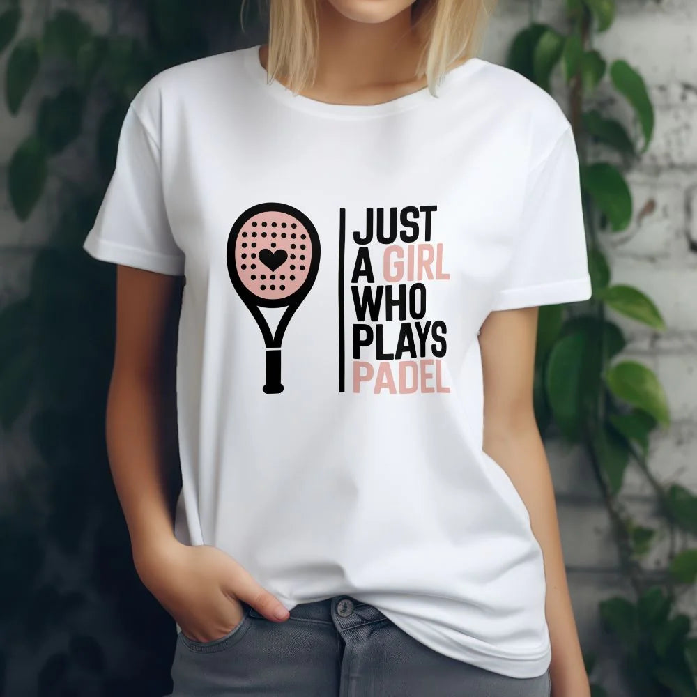 DÁMSKÉ TRIČKO PADEL JUST A GIRL 2 s možností dotisku jména, čísla, obrázku